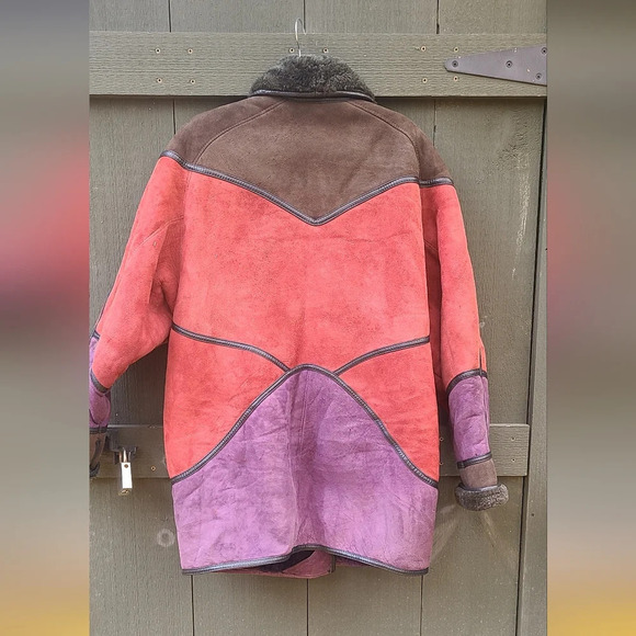 Vintage Multi-Colour Sheepskin Jacket - Picture 11 of 15